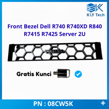 front bezel dell poweredge r740 r740xd r840 2u pn 08cw5k original