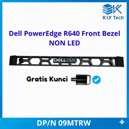 Dell PowerEdge R640 Front Bezel with Lock & Key - DP/N 09MTRW