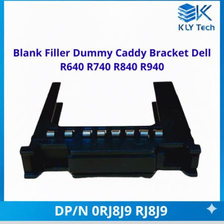 blank filler dummy caddy bracket dell r640 r740 r840 r940 dp/n 0rj8j9 rj8j9 original