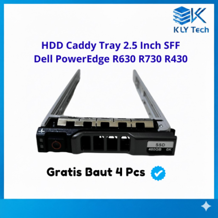hdd caddy tray 2.5 inch sff dell poweredge r630 r730 r430