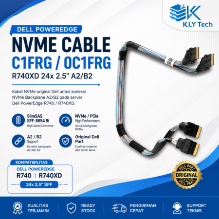 Kabel NVMe Dell C1FRG / 0C1FRG PowerEdge R740 R740XD 24x 2.5"