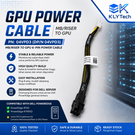 GPU Power Cable Riser Server Dell R740 R740XD PN 04VPD3