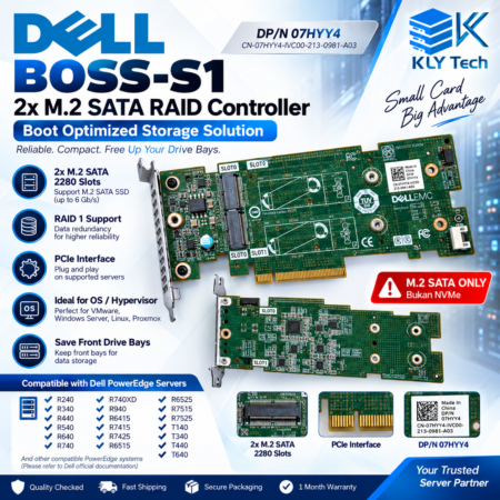 Dell BOSS-S1 2x M.2 SATA RAID Controller 07HYY4 R640 R740 R740XD